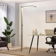 Prios LED-toimiston lattiavalaisin Taronis, hopea, 195 cm, himmennettä...