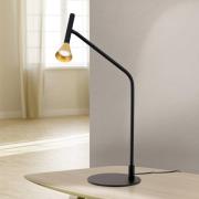 LED-pöytävalaisin Odeon, musta, kääntyvä