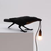 LED-koristeterassivalo Bird Lamp, leikkivä, musta