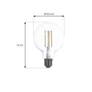 LUUMR Älykäs LED-lamppu E27 G95 7W kirkas ZigBee Hue Tuya Tuya