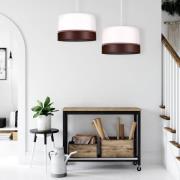 Euluna Levo riippuvalaisin, Ø40cm, tumma tammi/ecru