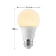 LED-lamppu E27 A60 8W 3 000 K opaali, 3 kpl