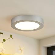 Prios LED-kattovalaisin Edwina, hopea, 23 cm, 10 kpl sarja