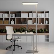 Arcchio LED-lattiavalaisin Logan Basic, 2 kpl, hopea, 6000 lm