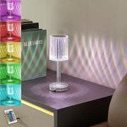 Lindby LED-akkukäyttöinen pöytävalaisin Louane, 25,7 cm, USB, RGBW