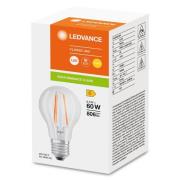 LED-filamenttilamppu E27 6,5W 827, läpinäkyvä