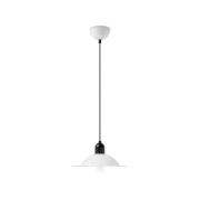 Stilnovo Lampiatta LED-riippuvalaisin, Ø 28 cm, valkoinen