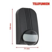 Liiketunnistin Funchal, maks. 1 000 W LED, musta