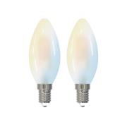 LUUMR Smart LED-pisaralamppu 2 kpl E14 4.2W CCT kirkas Tuya