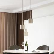Lindby riippuvalaisin Ovelia, beige, 3-valo, metalli, E27