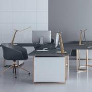 Aluminor SIGMA LED-työpöytävalaisin CCT kulta