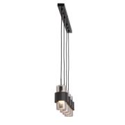 Riippuvalaisin 22142 4-lamppuinen 105 cm musta/kromi