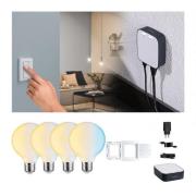 Paulmann Smart Home Set ZigBee 4x E27 7W LED G95 matta CCT