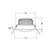 BRUMBERG Kerby-R-LED-kohdevalo 3000K valkoinen