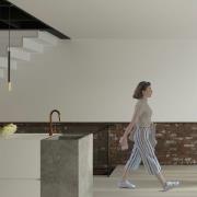 Euluna Thalassa riippuvalo 1-lamppuinen G9 musta/kulta