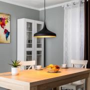 Tattoo 2641 riippuvalaisin, Ø36cm, musta/kultainen