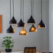 Tattoo 6221 riipusvalo 7-valo musta/kultainen