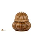 GUBI Bohemian 72 pöytävalaisin, rottinkia, korkeus 45 cm