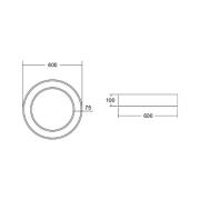 BRUMBERG Biro Circle Ring, Ø 60 cm, Casambi, valkoinen, 830