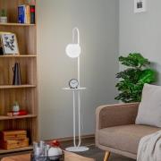 Lattiavalaisin Bari, valkoinen, metalli, lasi