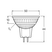 OSRAM LED-heijastin GU5.3 3 kpl, 6,5 W, 12 V, 2700 K, 36°