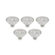 Prios LED-heijastin GU5.3 4.3W 345lm 36° kirkas 830 5 kpl sarja