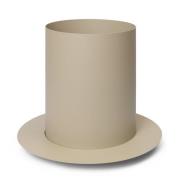 ferm LIVING Auran kukkaruukku, beige, korkeus 38,7 cm, rautaa