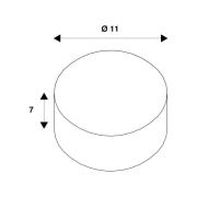SLV LED-heijastin QPAR111, 2 700 K, GU10, 12 W, himmennettävä