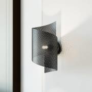 Seinävalaisin Spiral, musta, metalli, G9, korkeus 29 cm