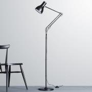 Anglepoise Type 75 -lattiavalaisin, sametinmusta