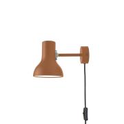 Anglepoise Type 75 Mini -seinävalaisin pistokkeella, ruosteenruskea