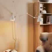 Seinävalaisin 814, säädettävä, 2-lamppuinen, valkoinen