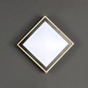 Solstar-LED-kattovalaisin kulmikas, 28,5 x 28,5 cm