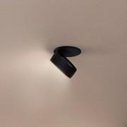 Egger Clippo EP LED-kattospotti, musta 2 700 K
