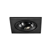 Egger DLS LED upotettava valonheitin Riga Zooom, kulmikas, musta, 3000...