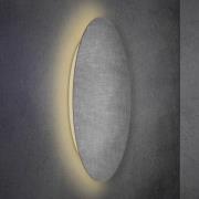 Escale Blade LED-seinävalaisin, betonilook, Ø 95 cm