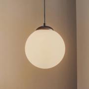 Riippuvalo Lima, opaali, musta, 1-lamppuinen