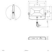 EVN LFA - kohdevalaisin ulos, hopea, 5 700 K 30 W