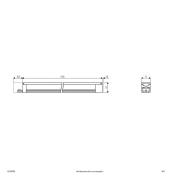 Pinta-asennettava LED-valaisin Bordo, pituus 31 cm