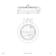 EVN Catino LED-kattovalaisin, CCT, 30 cm