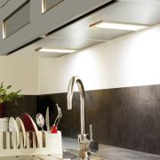 Litteä LED-kaapinalusvalaisin Sky ruostumaton teräs 3000K