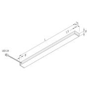 LED-kaapin alavalo Top-Stick FMK, 3000K, 120cm