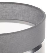 Varjostin Helen E27 Ø20/korkeus 15 cm harmaa/hopea