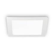 LED-kattouppovalaisin Groove square 16,8 x 16,8 cm