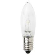 E10 0,3W 14-55V LED-vaihtolamput 3 kpl kynttilä
