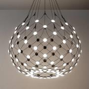 Luceplan Mesh LED-riippuvalaisin Ø 80 cm, 1 m ripustin
