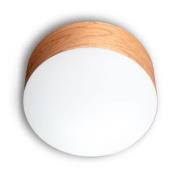 LZF Gea kattovalaisin 0-10V himmeä, Ø 20cm, kirsikkapuu