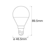 LEDVANCE SMART+ WiFi E14 5W pisara RGBW