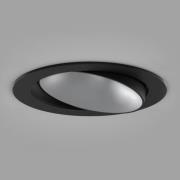 Molto Luce Dark Night -uppovalo 2700K musta/hopea