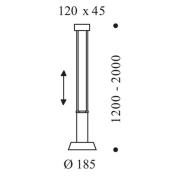 OLIGO Glance LED-riippuvalo, 1 lamp. harmaa